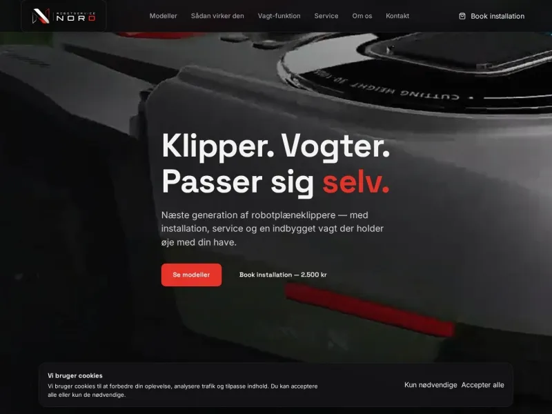 Screenshot af Robot Service Nord